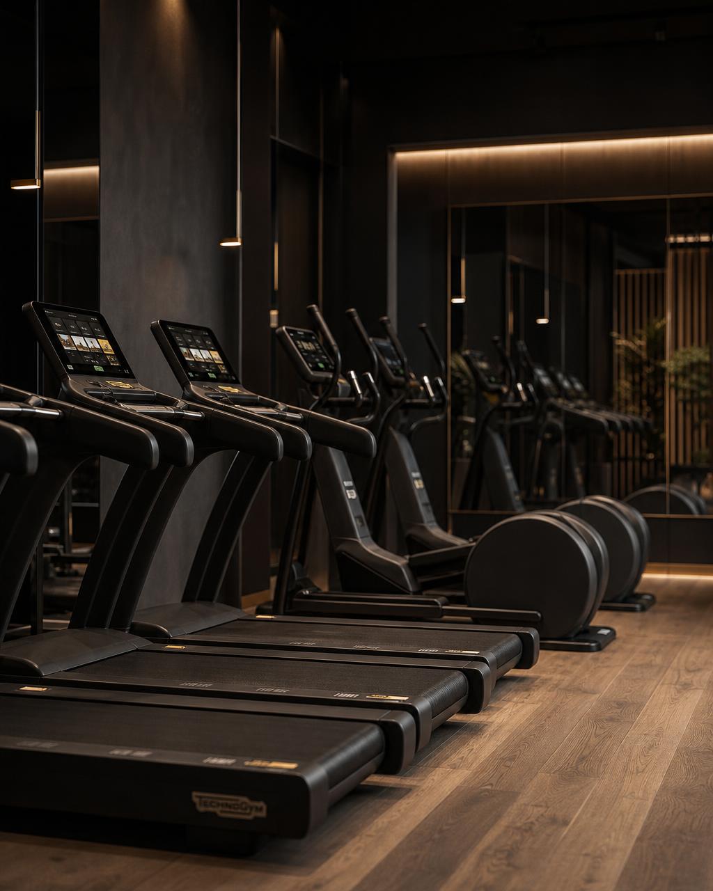 NoeClub cardio gallery with premium treadmills and elliptical machines